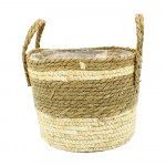 CACHE-POT EN JONC "KARNA" -...