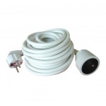 CORDON PROLONGATEUR 5 M  / 3*1.5 mm BLANC