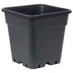 POT CARRE NOIR 36.5 x 36.5 x 36 cm - 30 L