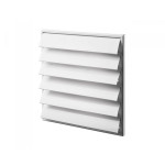 GRILLE DE VENTILATION 100 à 150mm - Plastique 214 x250 mm
