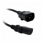 RALLONGE IEC - MALE / FEMELLE C14 - 3*1.5mm- 2 M - NOIRE