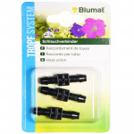BLUMAT RACCORD DE TUYAU 8 mm - BLISTER DE 3 pièces