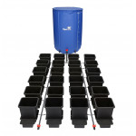 SYSTEME 24 POT 15L + RESERVOIR SOUPLE FLEXITANK 400L AUTOPOT