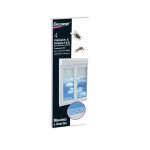 PIEGES A MOUCHES et INSECTES  AUTO-COLLANTS TRANSPARENTS  x4 - DECAMP