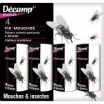 FIX'MOUCHES ET INSECTES - LOT DE 4 RUBANS - DECAMP