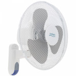VENTILATEUR MURAL OSCILLANT ( Ø40cm - 45W) avec télécommande RODWIN