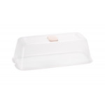 BOQUBE COUVERCLE M - Transparent - crème - 37x19x12cm