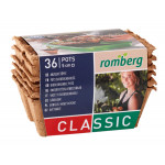 6 Plaques de 6 POTS CARRES BIODEGRADABLES 5cm (36 pots)