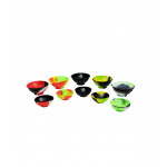 10 x BOLS SILICONE MULTI-COLOR - QNUBU