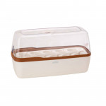BOQUBE L PLUS - serre & jardinière - crème-cuivre - 41x17x23cm