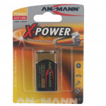PILE  ALCALINE 9V ANSMANN (6LR61) - X-POWER