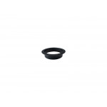 FLANGE MURALE PVC NOIRE Ø100mm