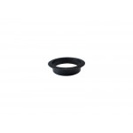 FLANGE MURALE PVC NOIRE Ø125mm