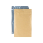 PACK DE 50 SACHET ZIP KRAF/TRANSPARENT 23.5x15 - QNUBU